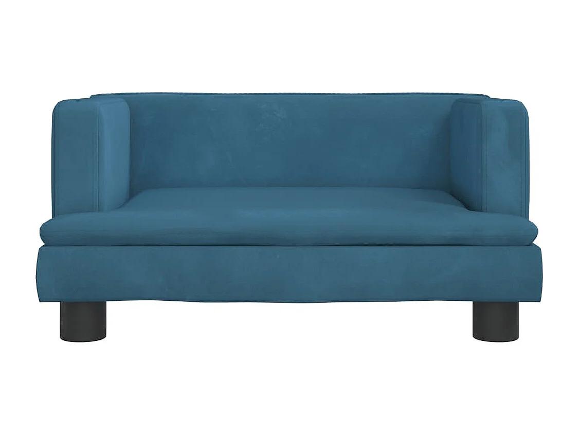 Asdee  Lit pour cen bleu 60x40x30 cm velours