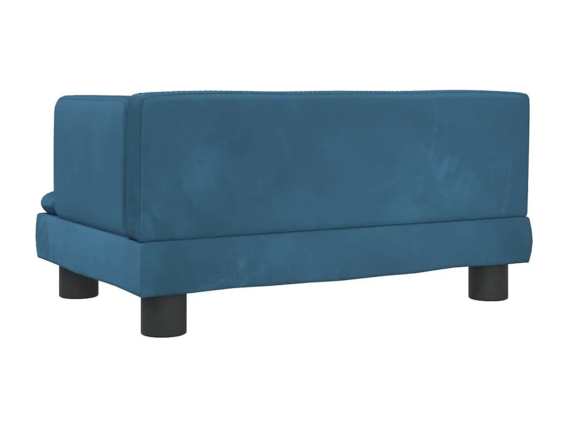 Asdee  Lit pour cen bleu 60x40x30 cm velours