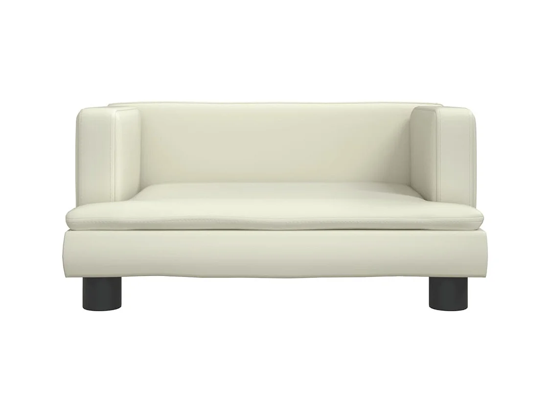 Asdee  Lit pour cen crème 60x40x30 cm similicuir