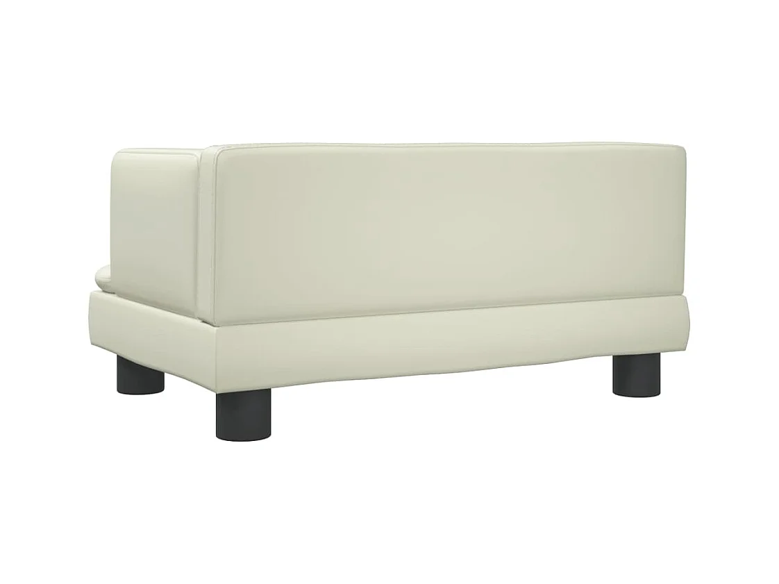 Asdee  Lit pour cen crème 60x40x30 cm similicuir