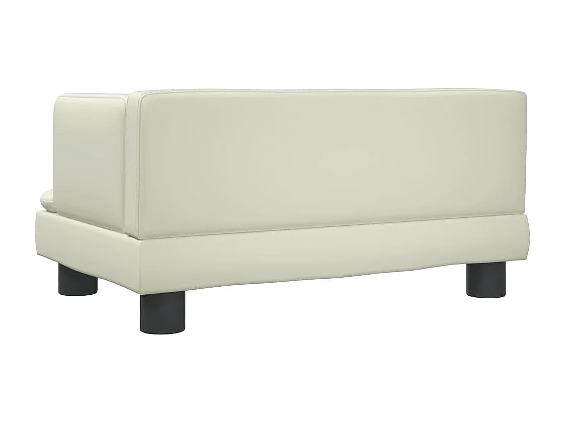 Asdee  Lit pour cen crème 60x40x30 cm similicuir