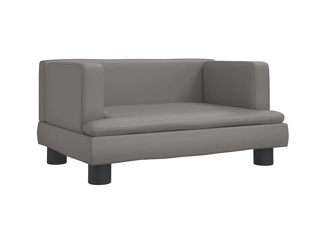 Asdee  Lit pour cen gris 60x40x30 cm similicuir