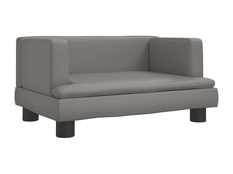 Asdee  Lit pour cen gris 60x40x30 cm similicuir