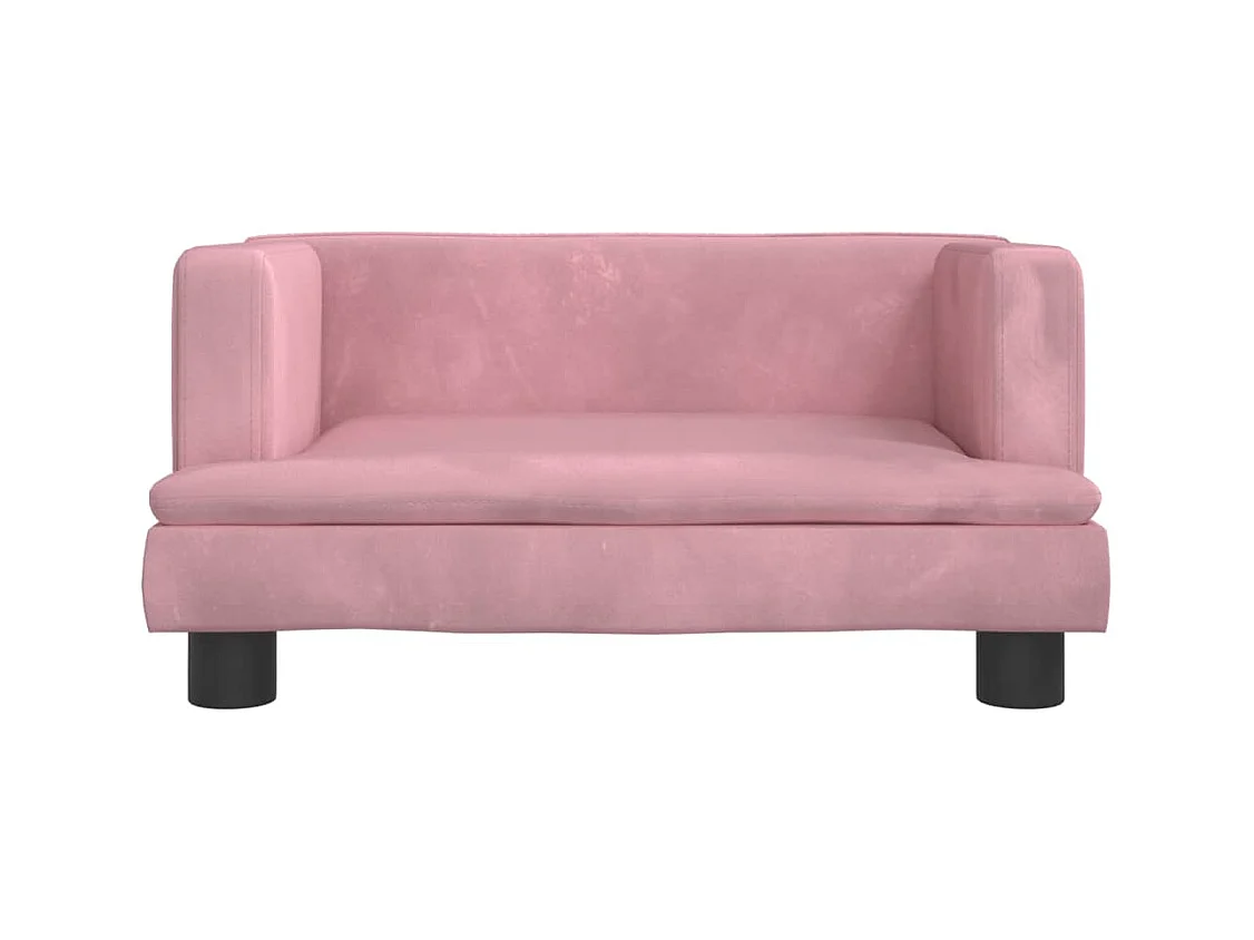 Asdee  Lit pour cen rose 60x40x30 cm velours