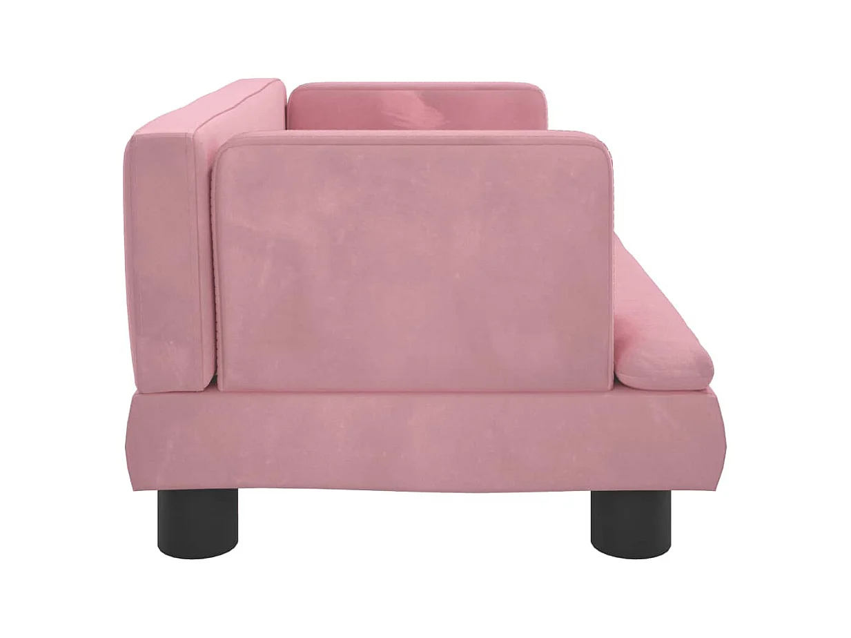 Asdee  Lit pour cen rose 60x40x30 cm velours