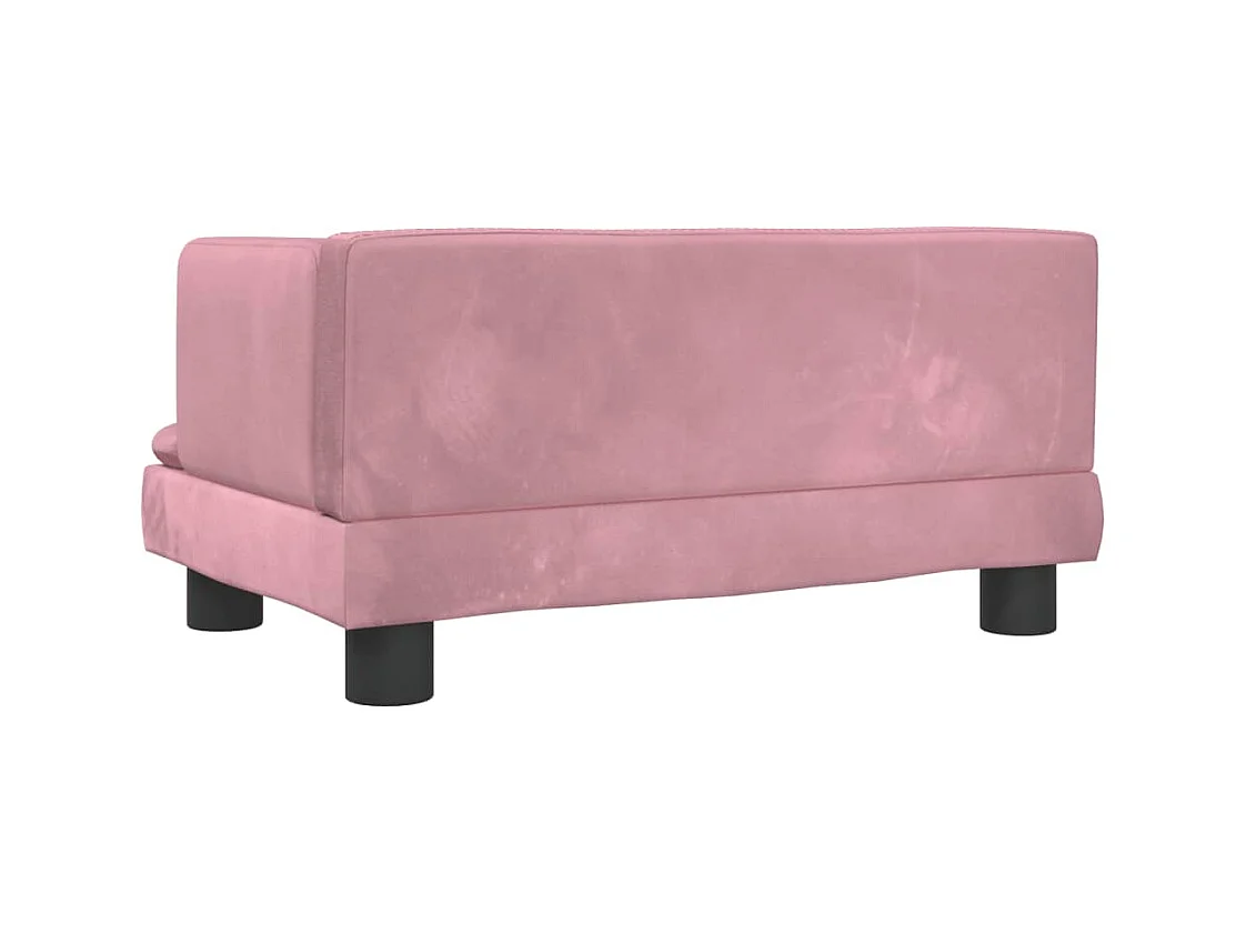 Asdee  Lit pour cen rose 60x40x30 cm velours