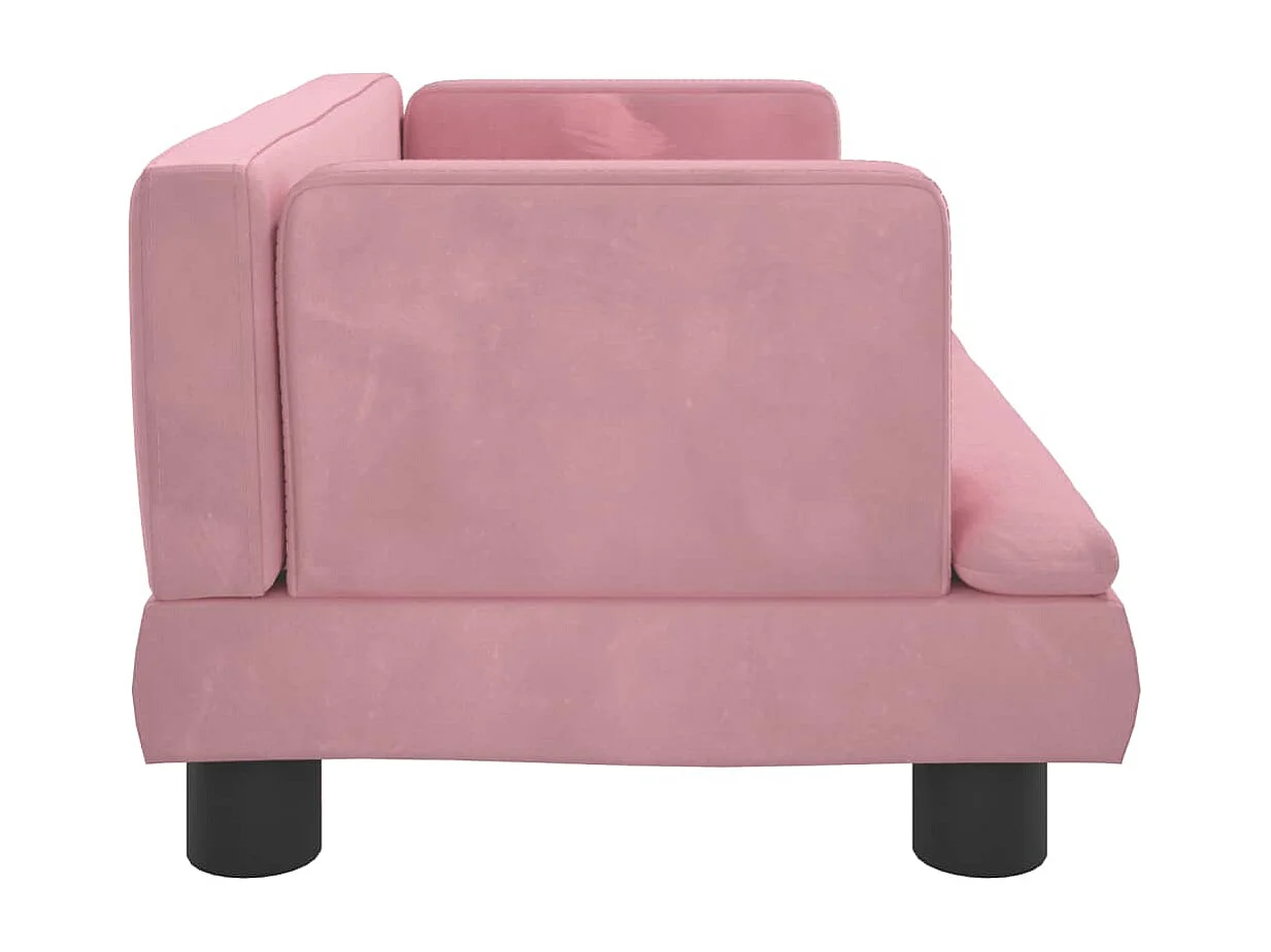 Asdee  Lit pour cen rose 60x40x30 cm velours