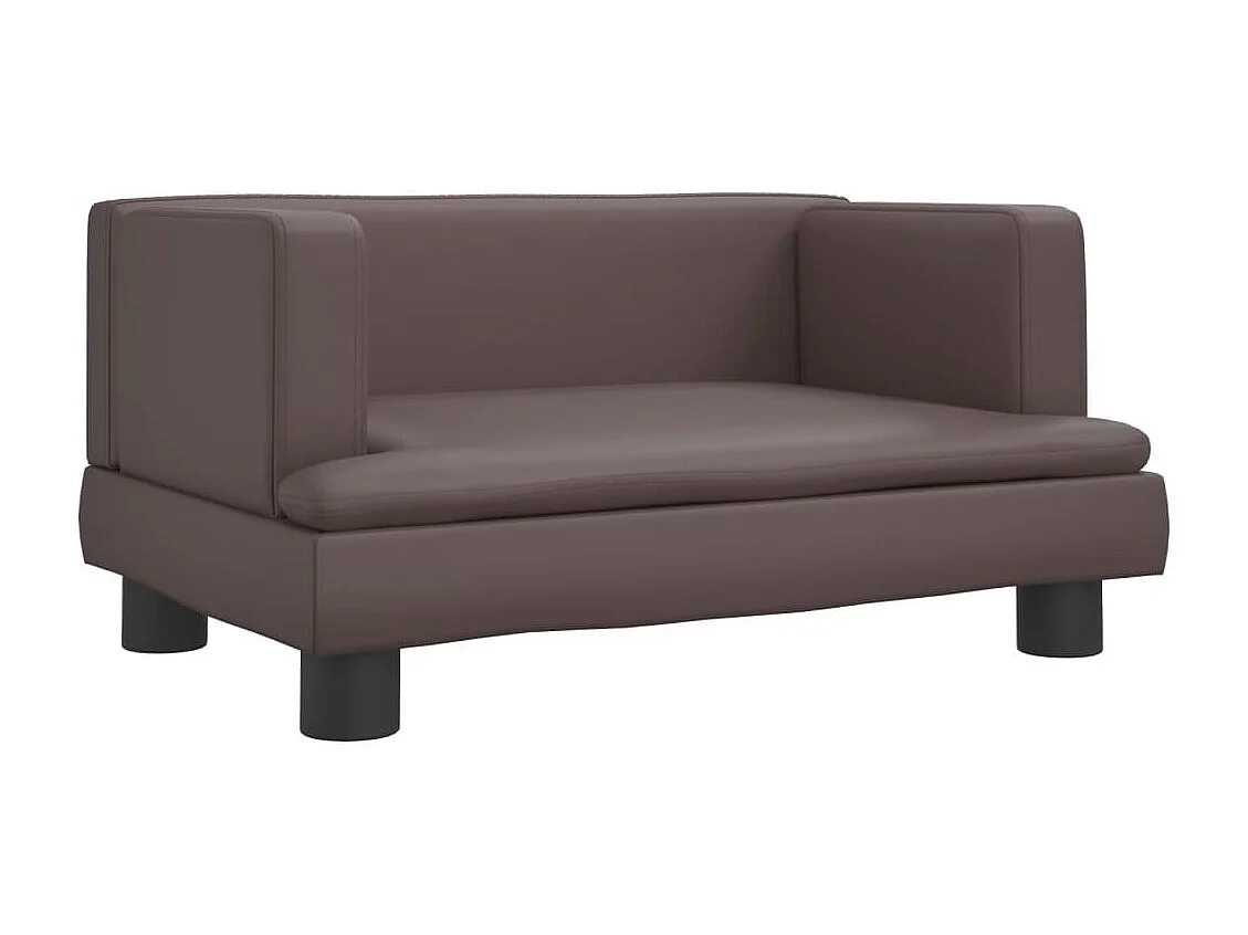 Asdee  Lit pour cen marron 60x40x30 cm similicuir