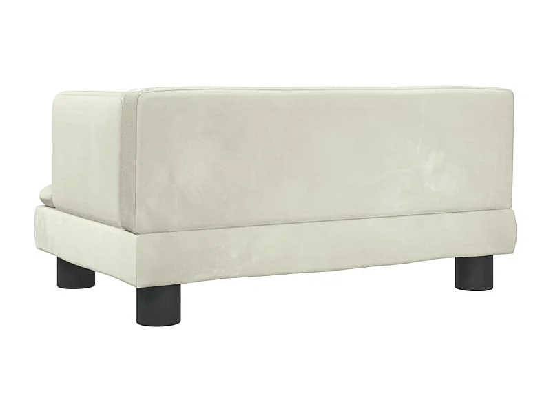 Asdee  Lit pour cen crème 60x40x30 cm velours