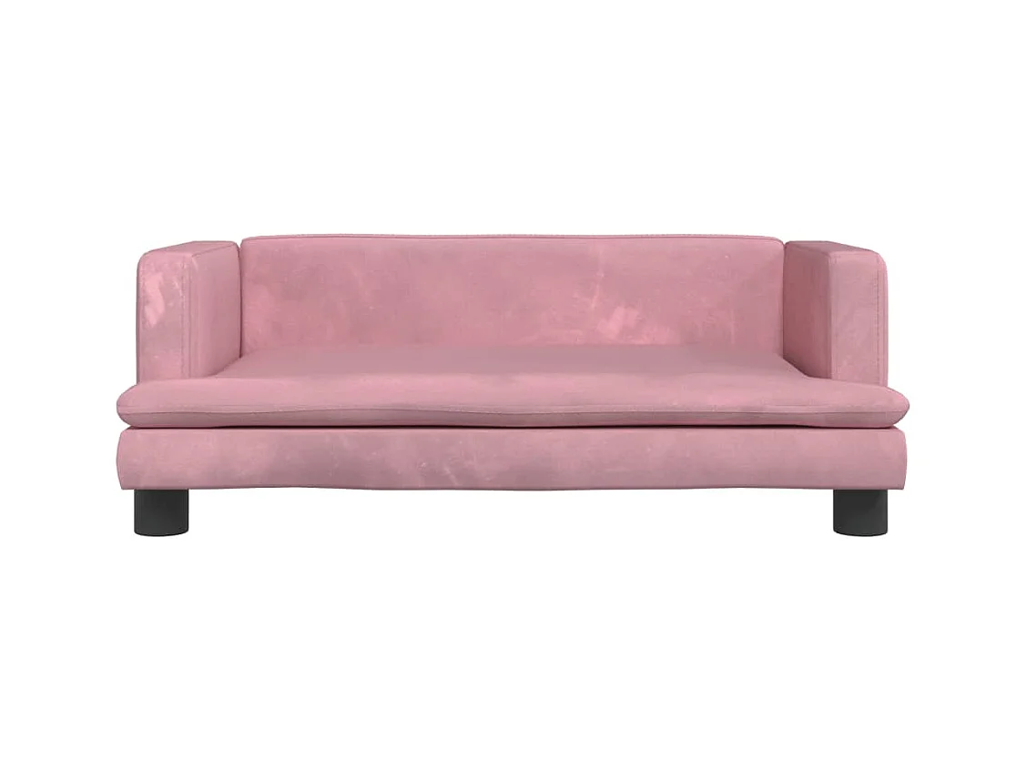 Asdee  Lit pour cen rose 80x45x30 cm velours