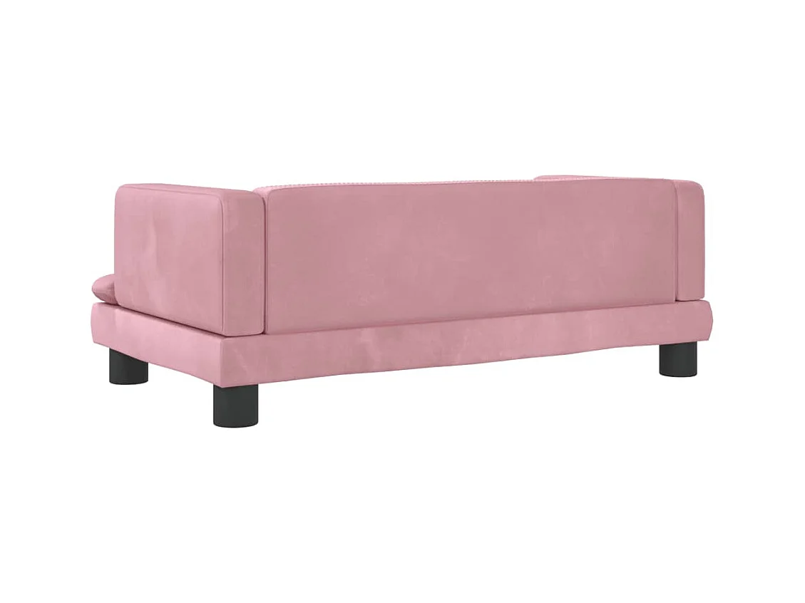 Asdee  Lit pour cen rose 80x45x30 cm velours