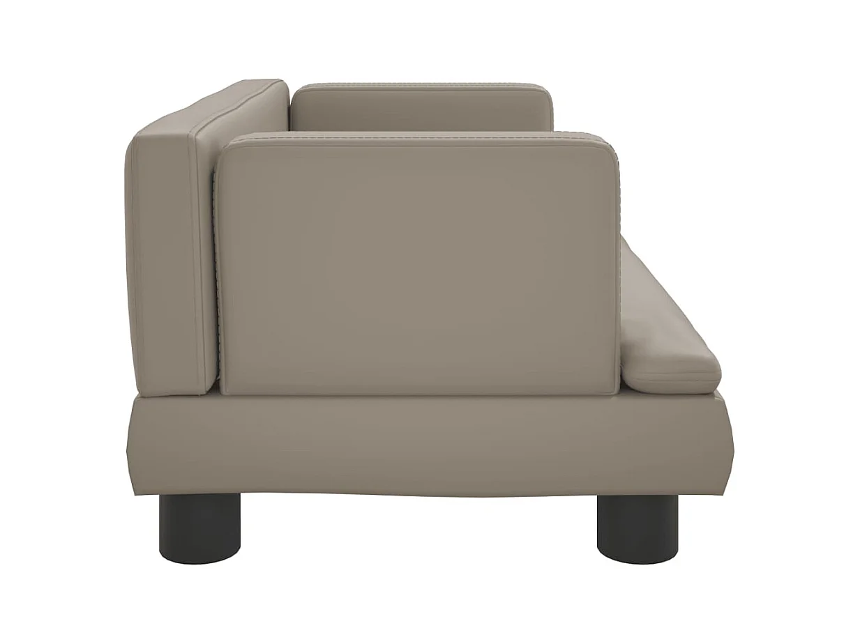 Asdee  Lit pour cen cappuccino 60x40x30 cm similicuir