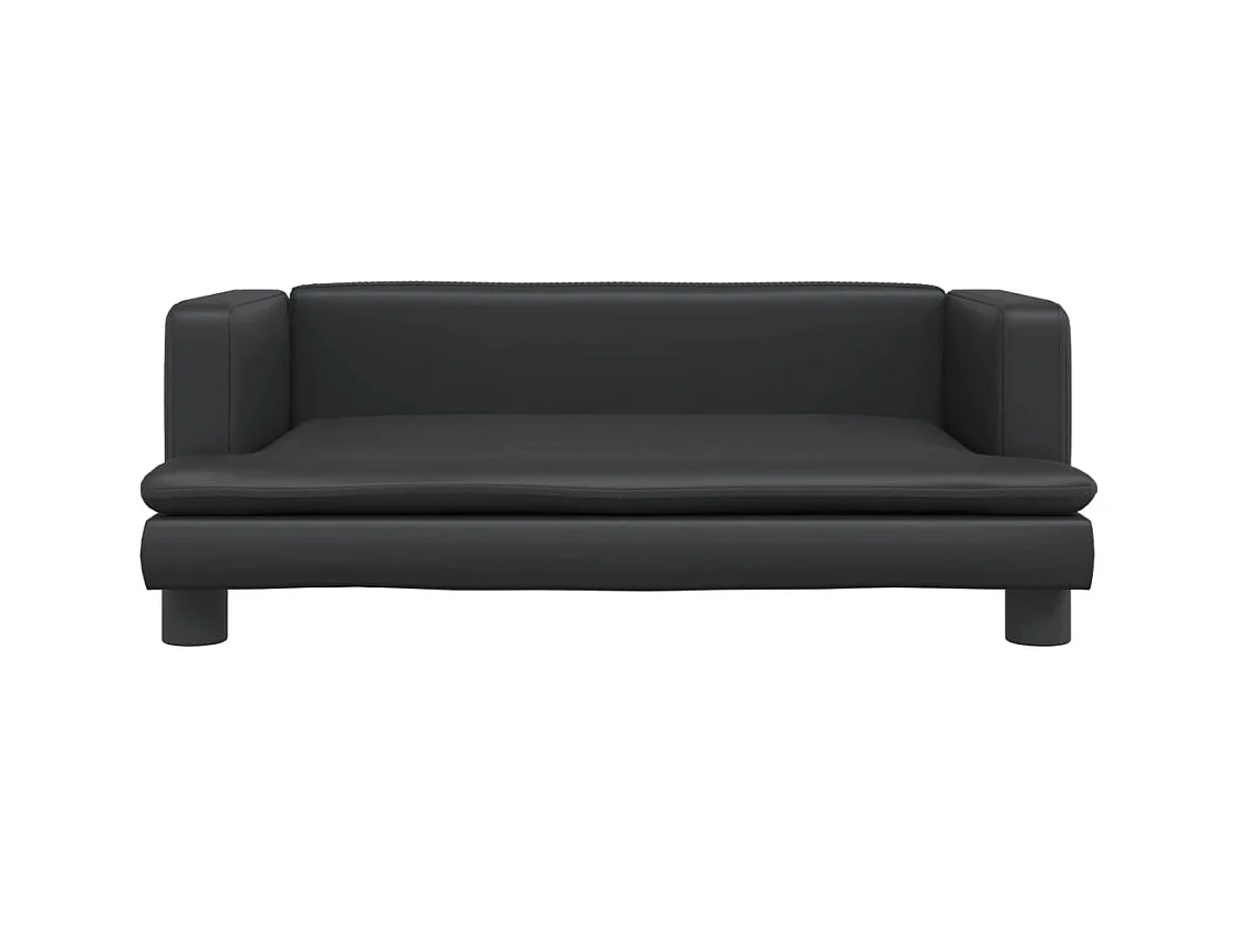 Asdee  Lit pour cen noir 80x45x30 cm similicuir