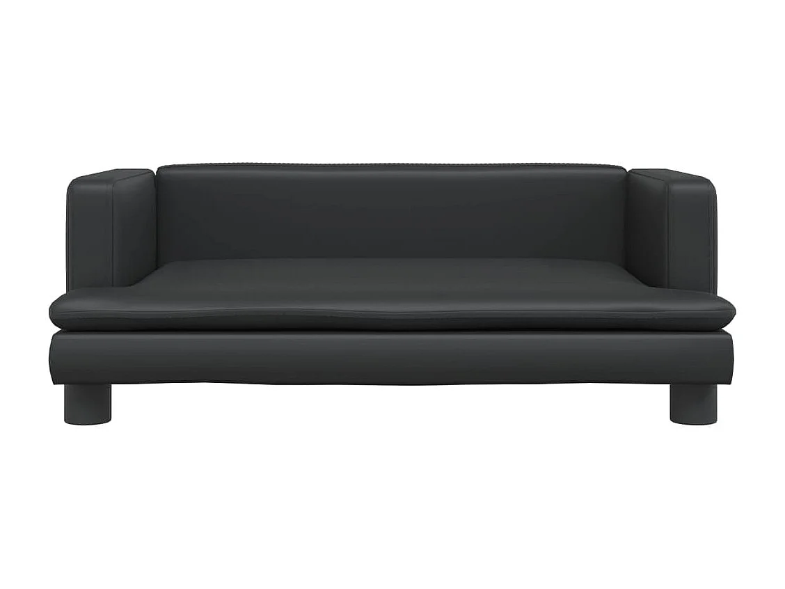 Asdee  Lit pour cen noir 80x45x30 cm similicuir