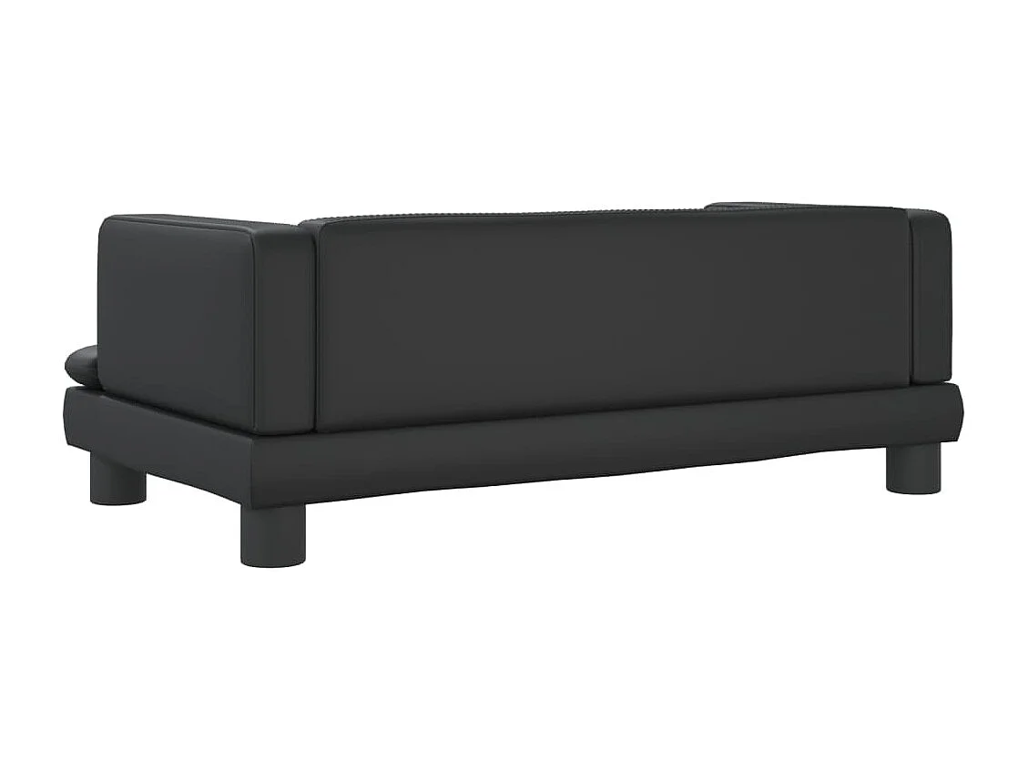 Asdee  Lit pour cen noir 80x45x30 cm similicuir