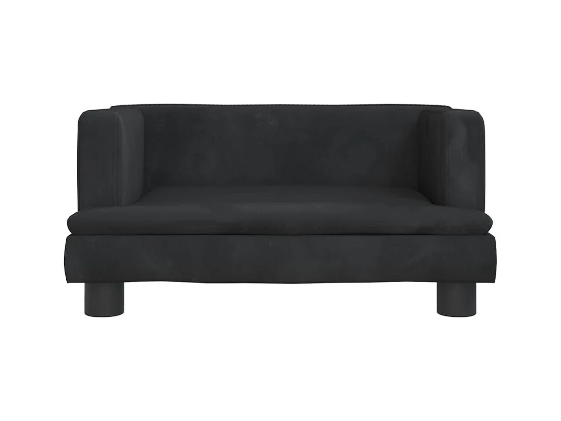 Asdee  Lit pour cen noir 60x40x30 cm velours