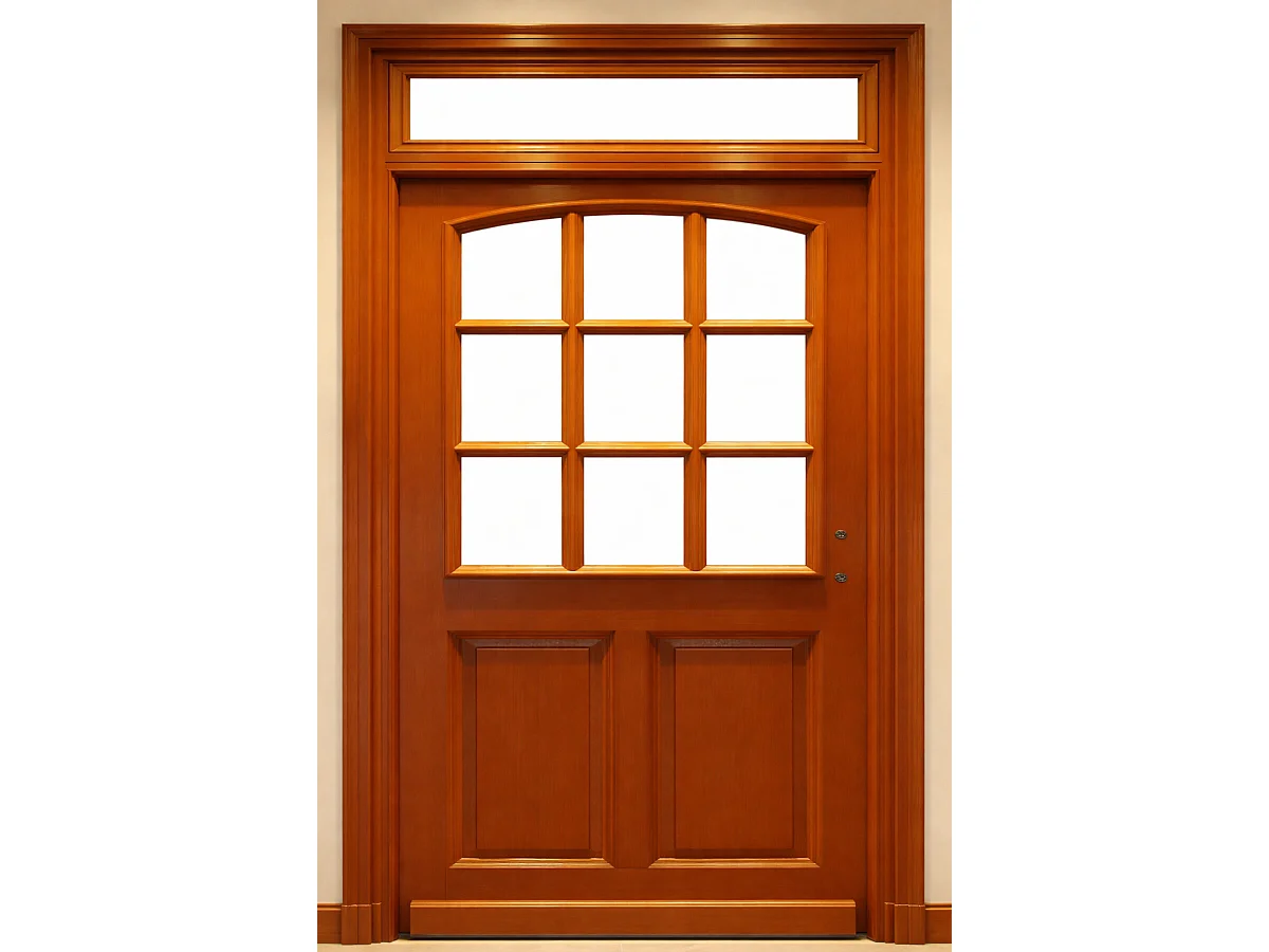 Imposte Reglable En Bois Exotique Largeur 80 Dormant Tradition Gd Menuiseries