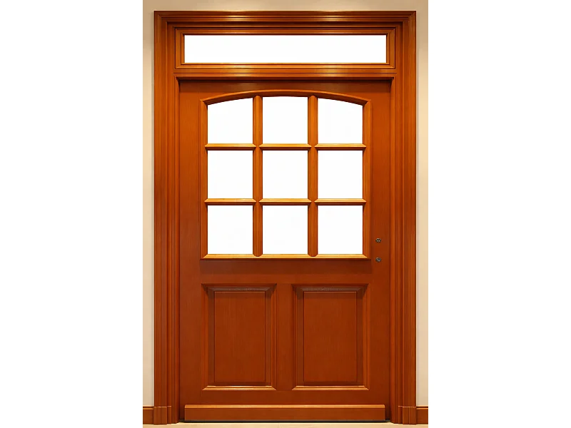 Imposte Reglable En Bois Exotique Largeur 80 Dormant Tradition Gd Menuiseries