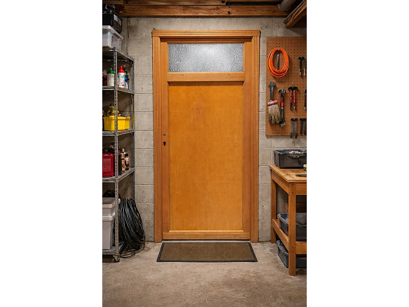 Porte De Service Bois Pagos, H,200xl,80 Côte Tableau P.droit Gd Menuiseries