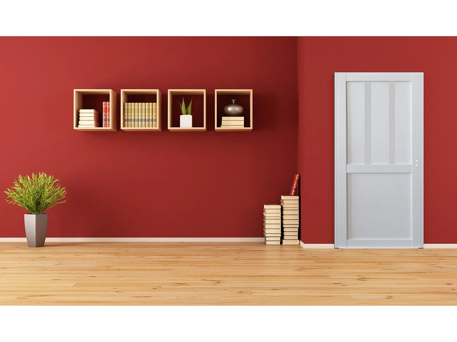 Bloc Porte Atelier 2 Panneaux Blanc H204 X L83 Poussant Gauche Cotes Tableau Gd Menuiseries