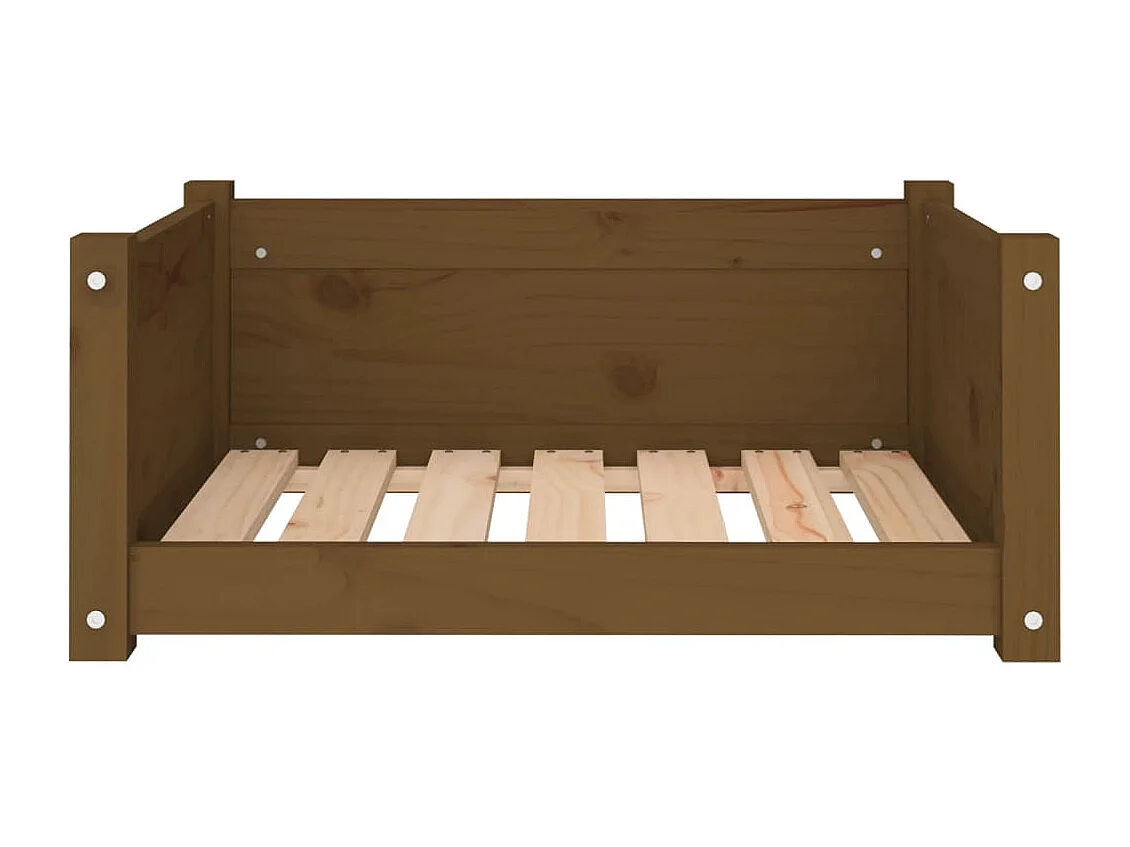 Chatham  Lit pour cen Marron miel 65,5x50,5x28 cm Bois de pin solide