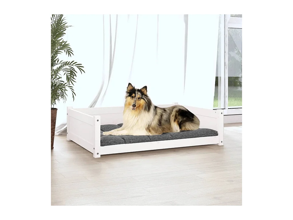 Chatham  Lit pour cen Blanc 95,5x65,5x28 cm Bois de pin solide