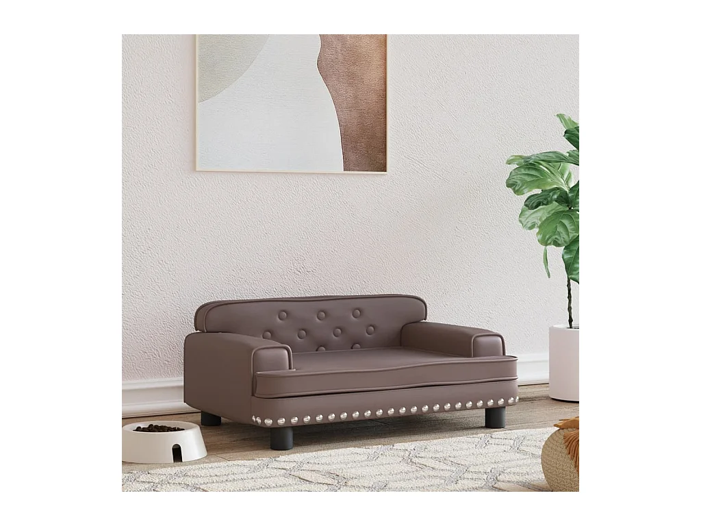 Tenzo  Lit pour cen marron 70x45x30 cm similicuir