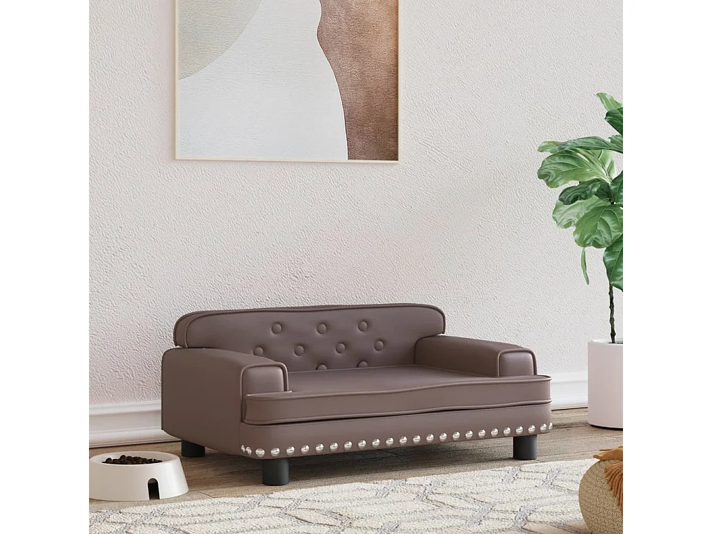 Tenzo  Lit pour cen marron 70x45x30 cm similicuir