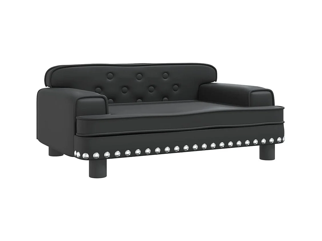 Tenzo  Lit pour cen noir 70x45x30 cm similicuir