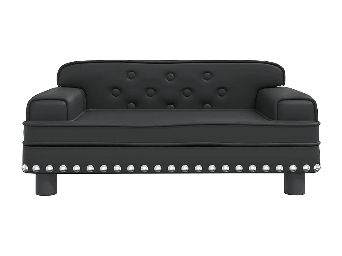 Tenzo  Lit pour cen noir 70x45x30 cm similicuir