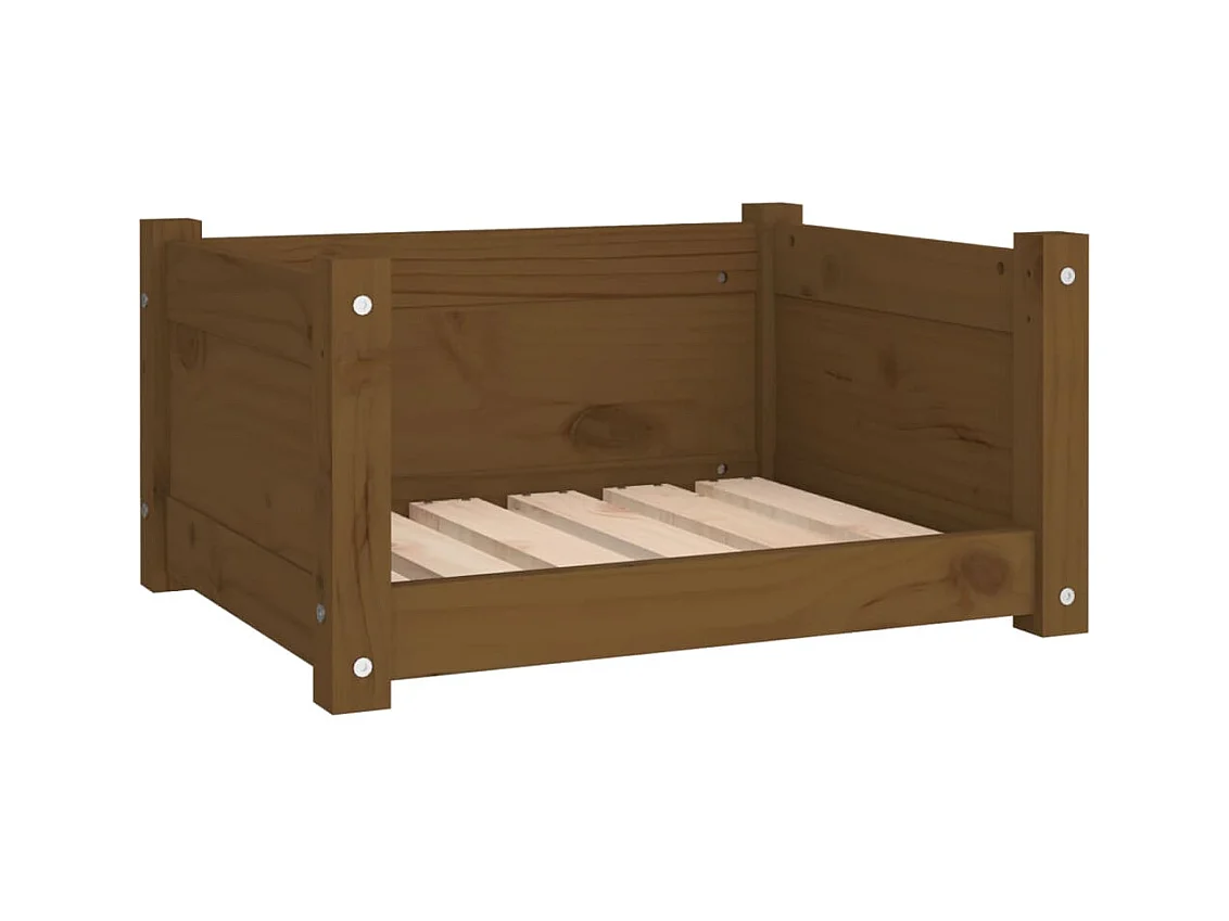 Chatham  Lit pour cen Marron miel 55,5x45,5x28 cm Bois massif de pin
