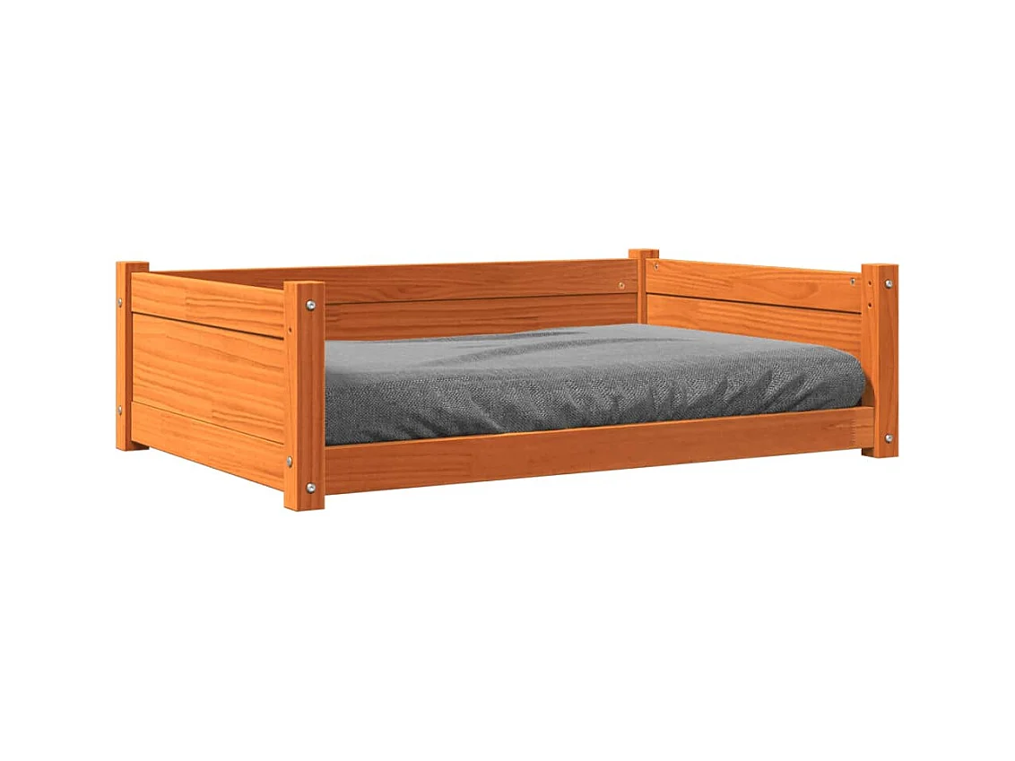 Chatham  Lit pour cen cire marron 95,5x65,5x28 cm bois de pin massif