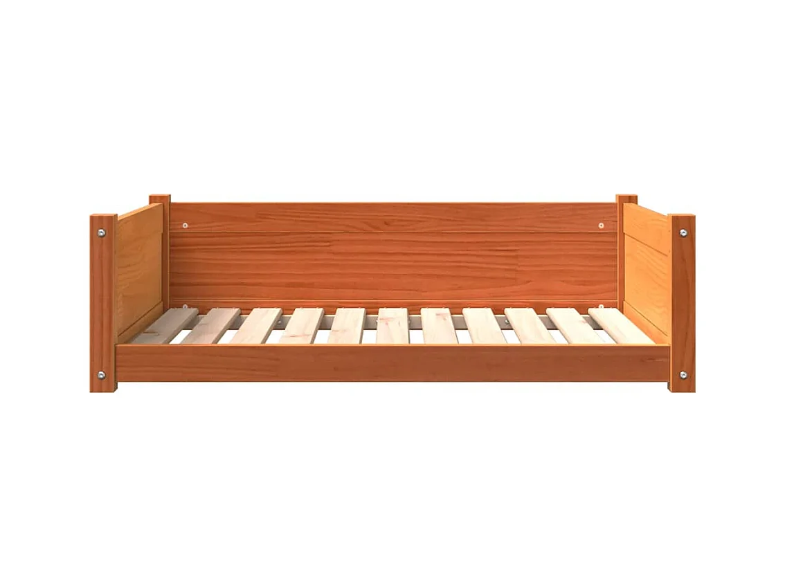 Chatham  Lit pour cen cire marron 95,5x65,5x28 cm bois de pin massif