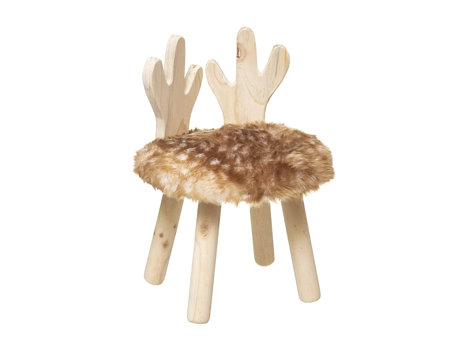 Hocker Holz weiß 38x27x27cm