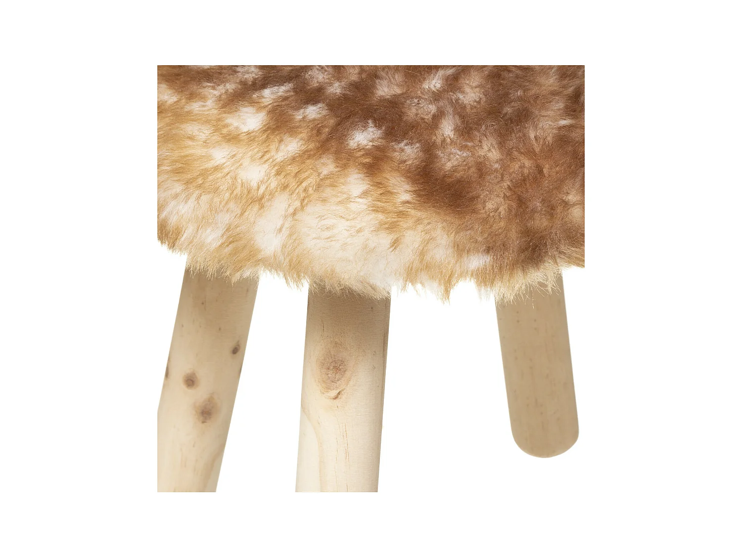 Hocker Holz weiß 38x27x27cm