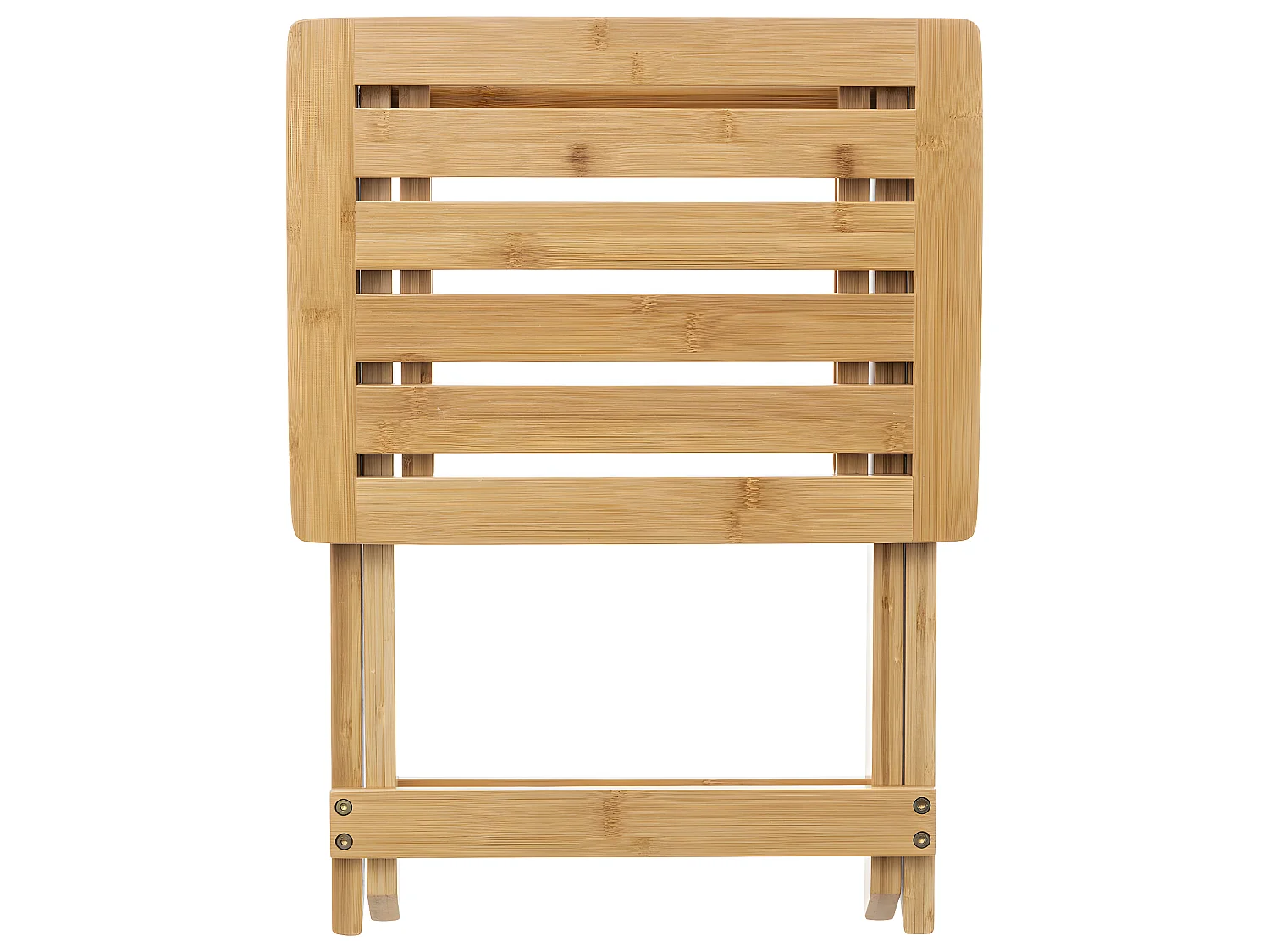 Tabouret pliant en Bambou H 44 cm