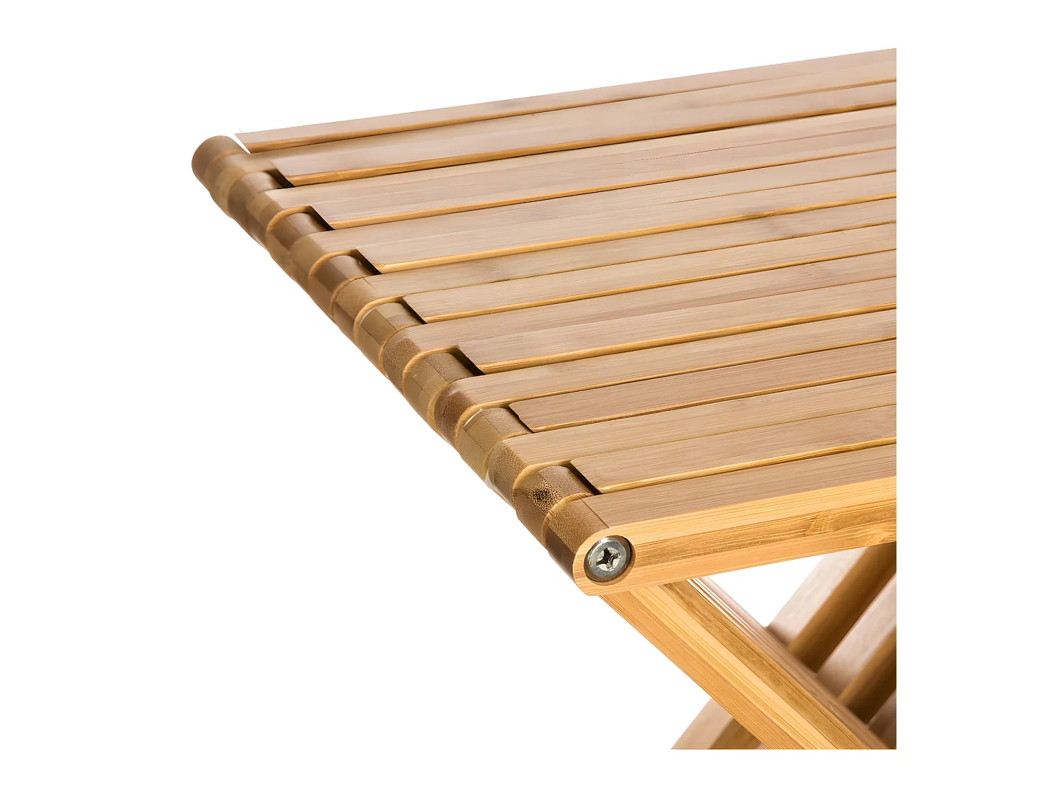 Klapphocker aus Bambus L.40 x P.32 x H.45 cm