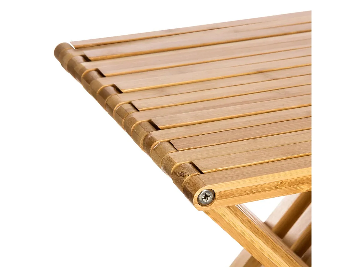 Klapphocker aus Bambus L.40 x P.32 x H.45 cm