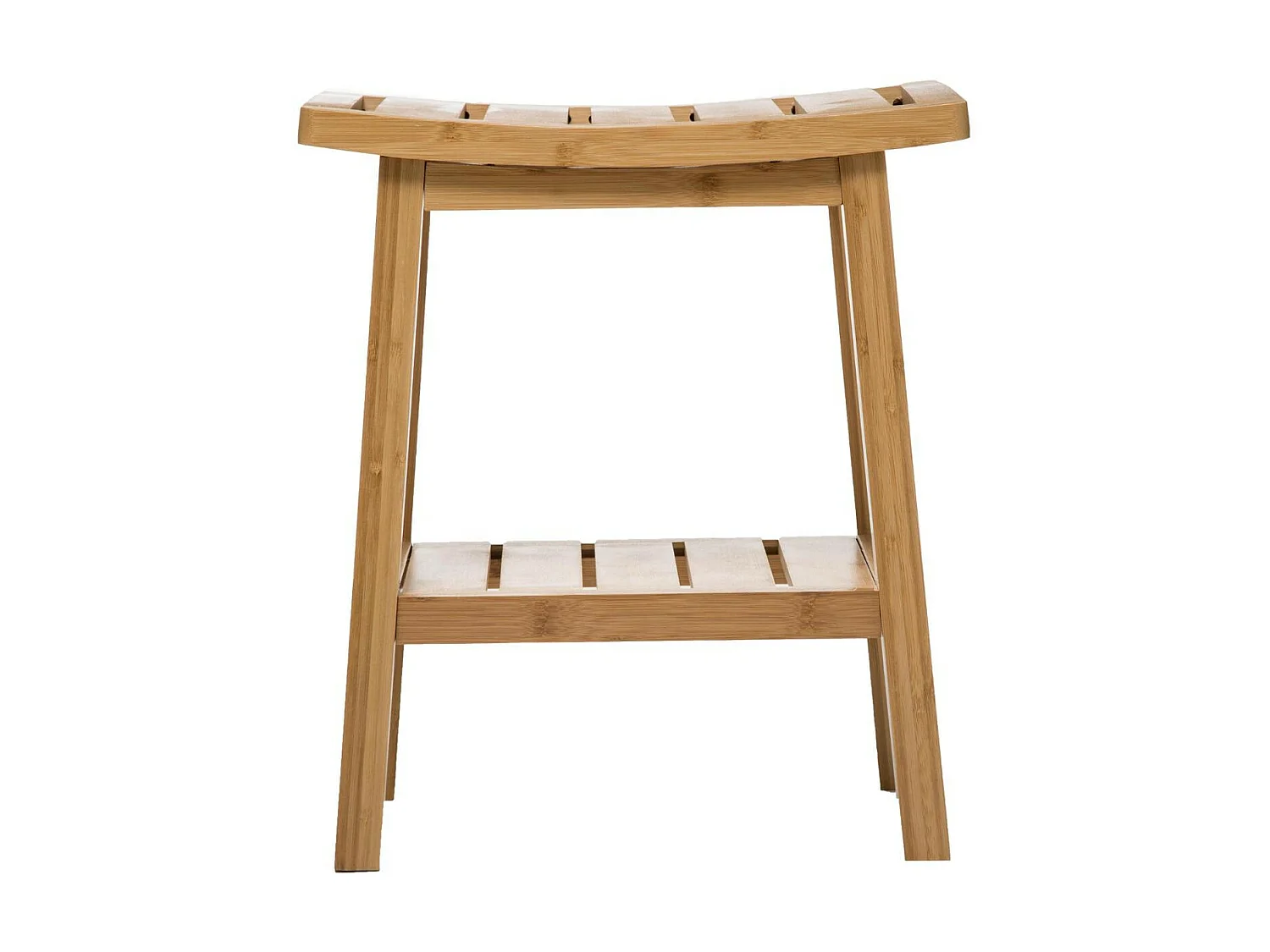 Bambushocker mit Stauraum 40 x 25 x 46 cm