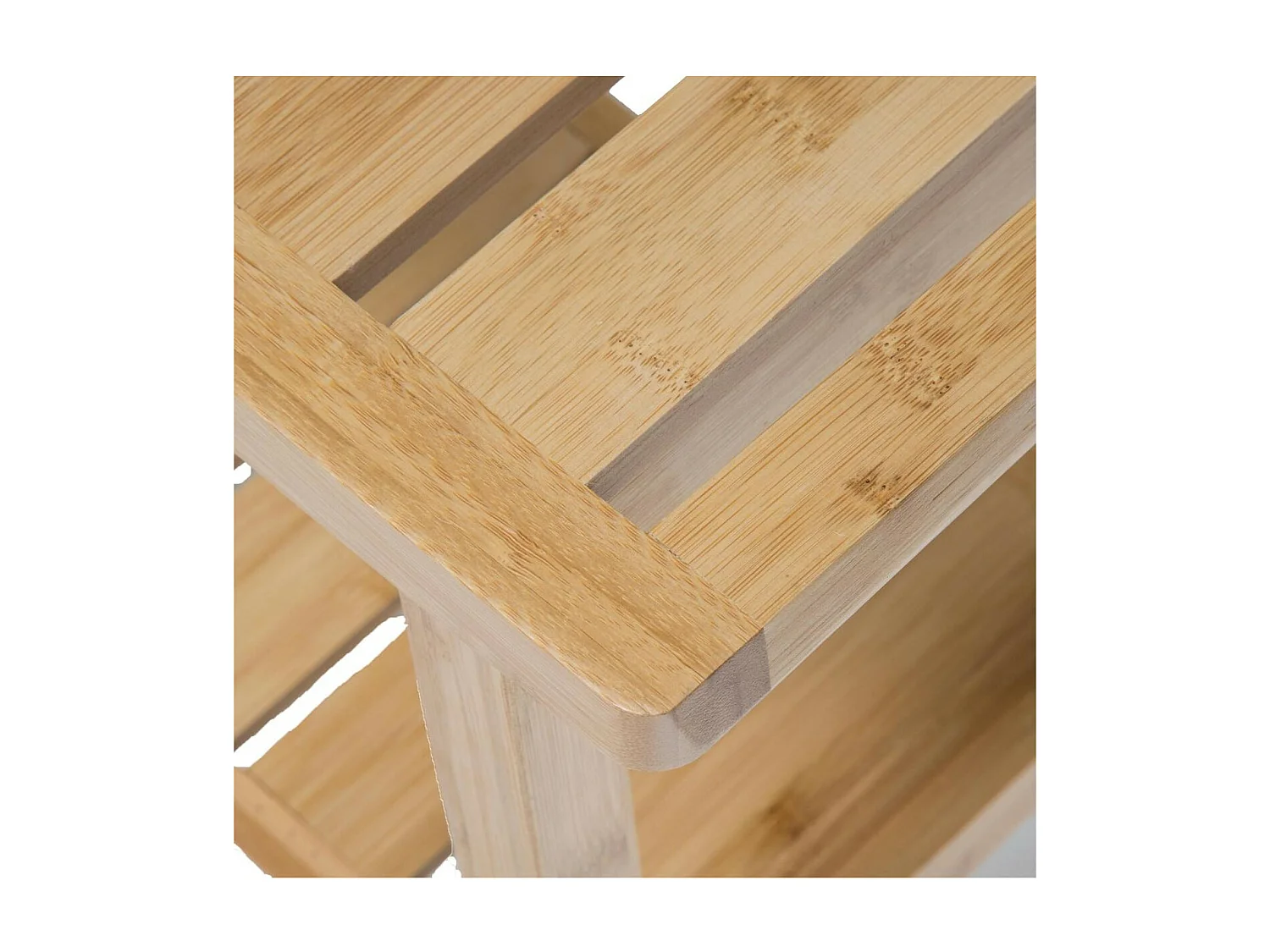 Bambushocker mit Stauraum 40 x 25 x 46 cm