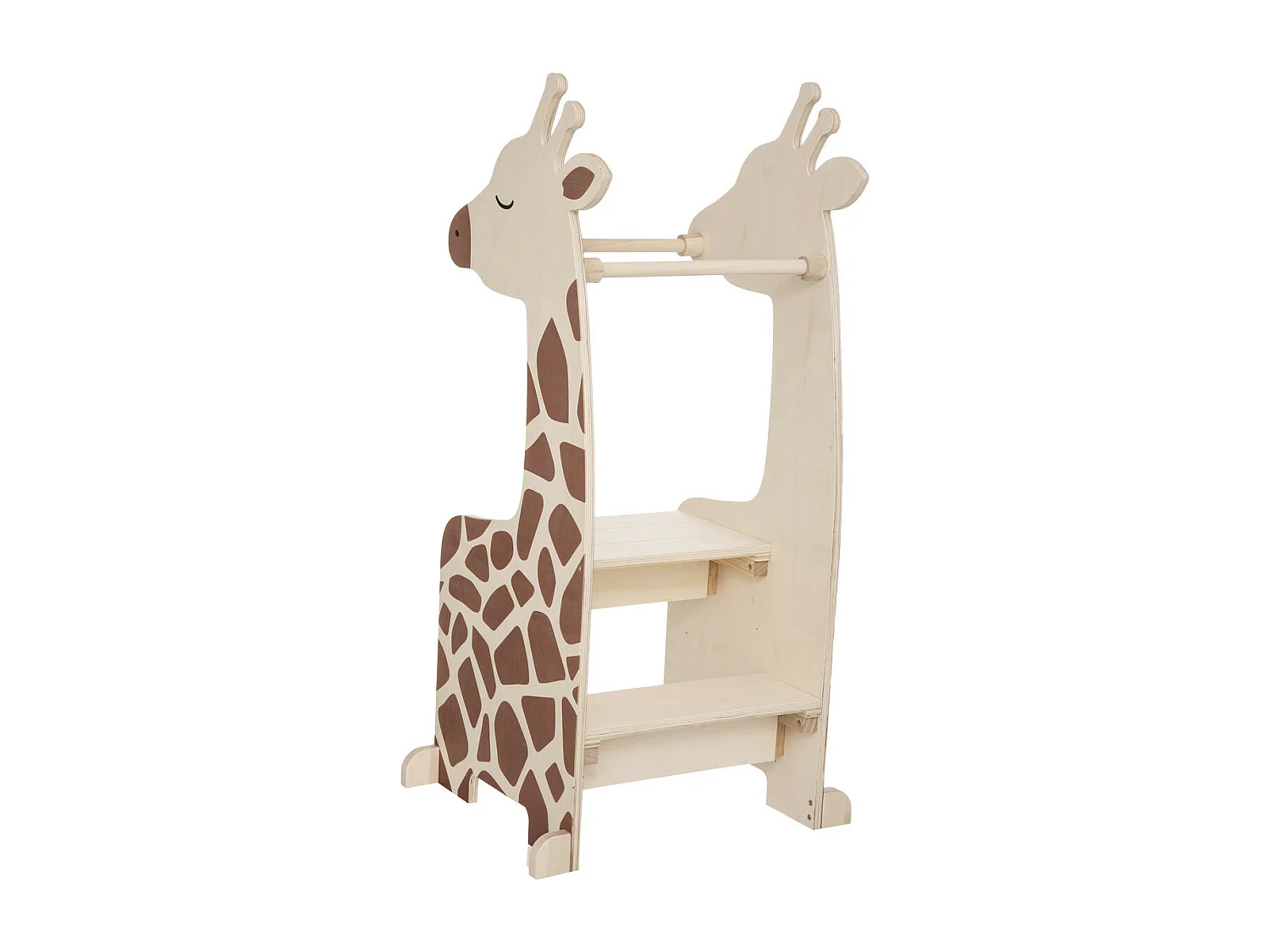 Torre aprendizaje contrachapado marrón 100x40x40cm
