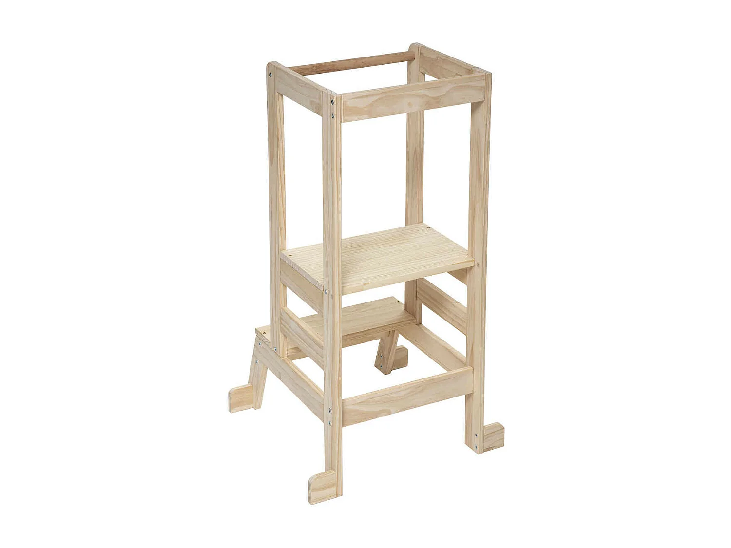 Lernturm Holz braun 90x51x51cm