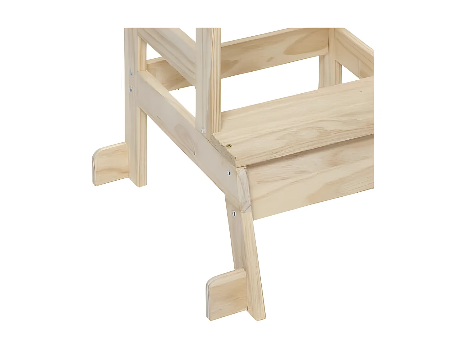 Lernturm Holz braun 90x51x51cm