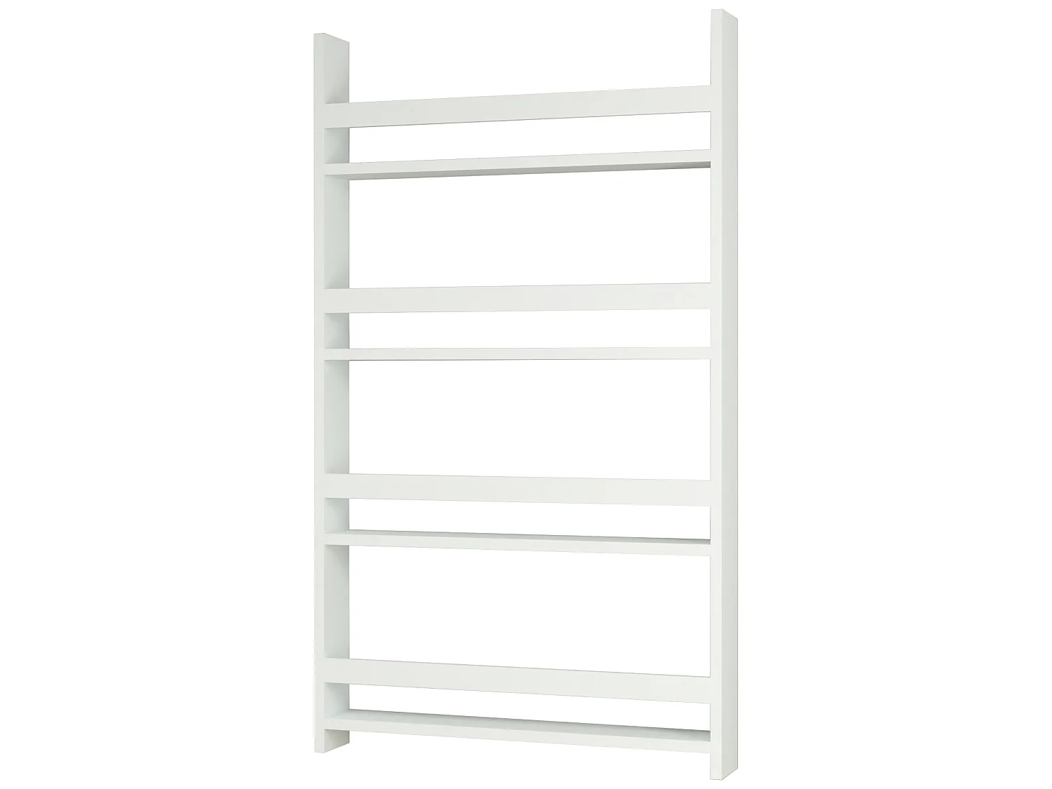 Étagère murale Sotenäs à 4 niveaux 120 x 74 x 10 cm blanc [en.casa]