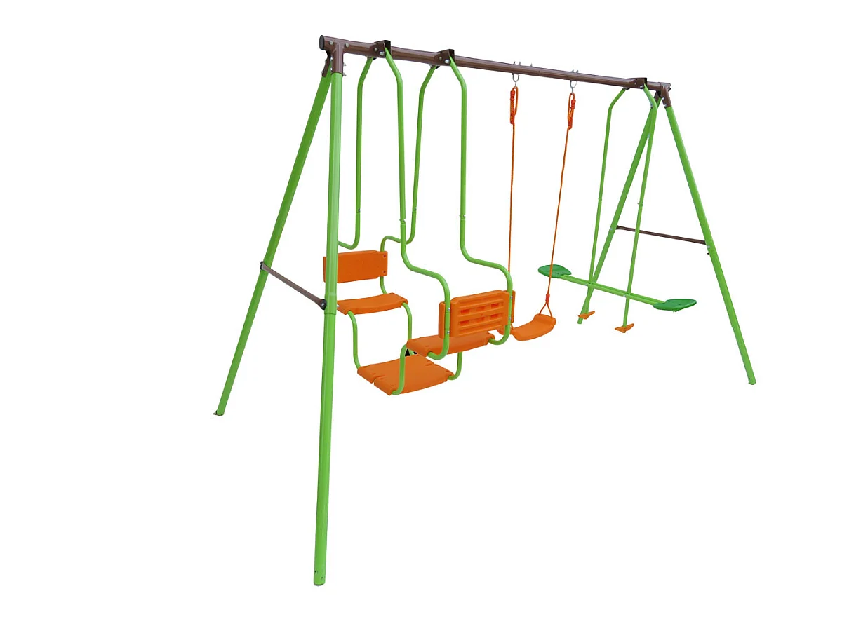 Altalena in acciaio "Eva" - 1,96 m - 3 apparecchi
