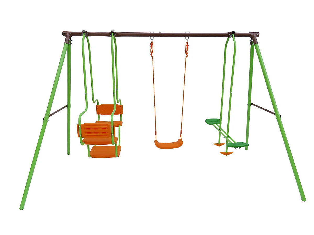 Portique acier "Eva" - 1.96m - 3 agrès