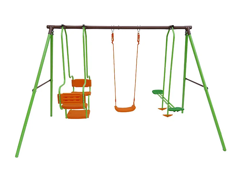 Portique acier "Eva" - 1.96m - 3 agrès