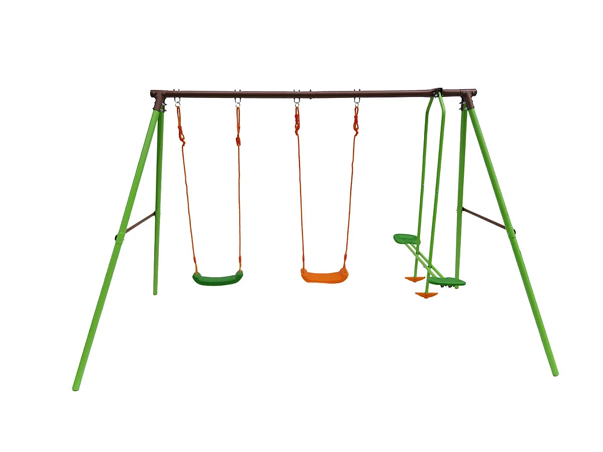 Parque infantil de acero Leo - 3 soportes - 1.95m