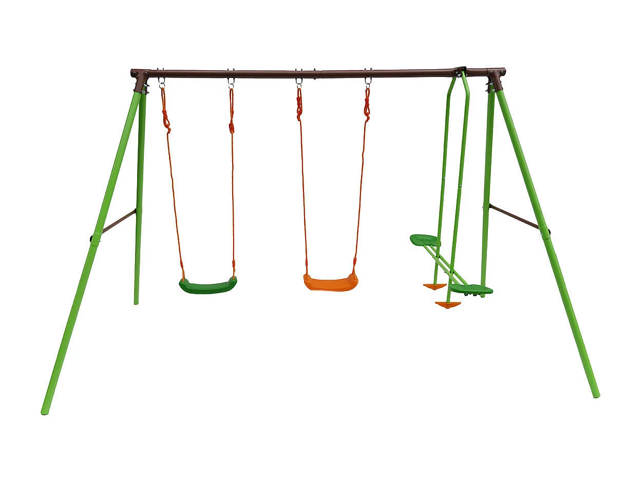 Spielgerüst aus Stahl "Leo" - 1,96 m - 3 Elemente