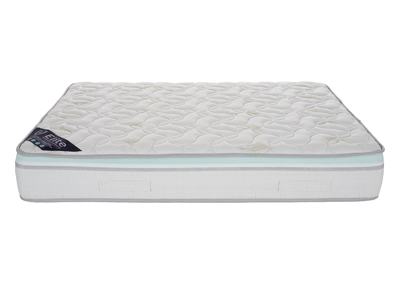 Matelas Aloe Vera 160x200 cm Hauteur 27 cm Mousse à Mémoire de Forme Infusée Aloe Vera Double Face Soutien mi-ferme